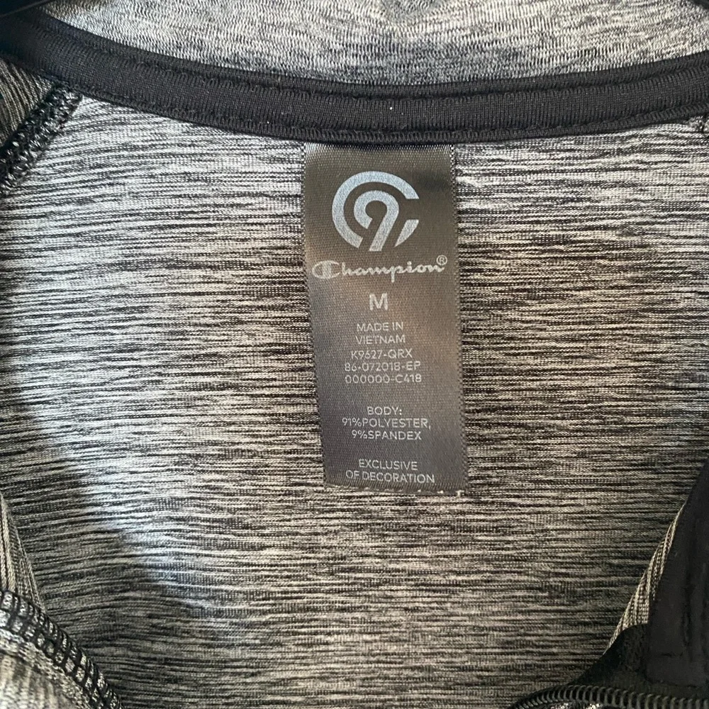 Champion Gray Quarter-Zip Pullover
